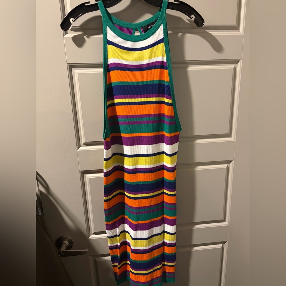 Forever 21 Multicolor Striped Mini Dress